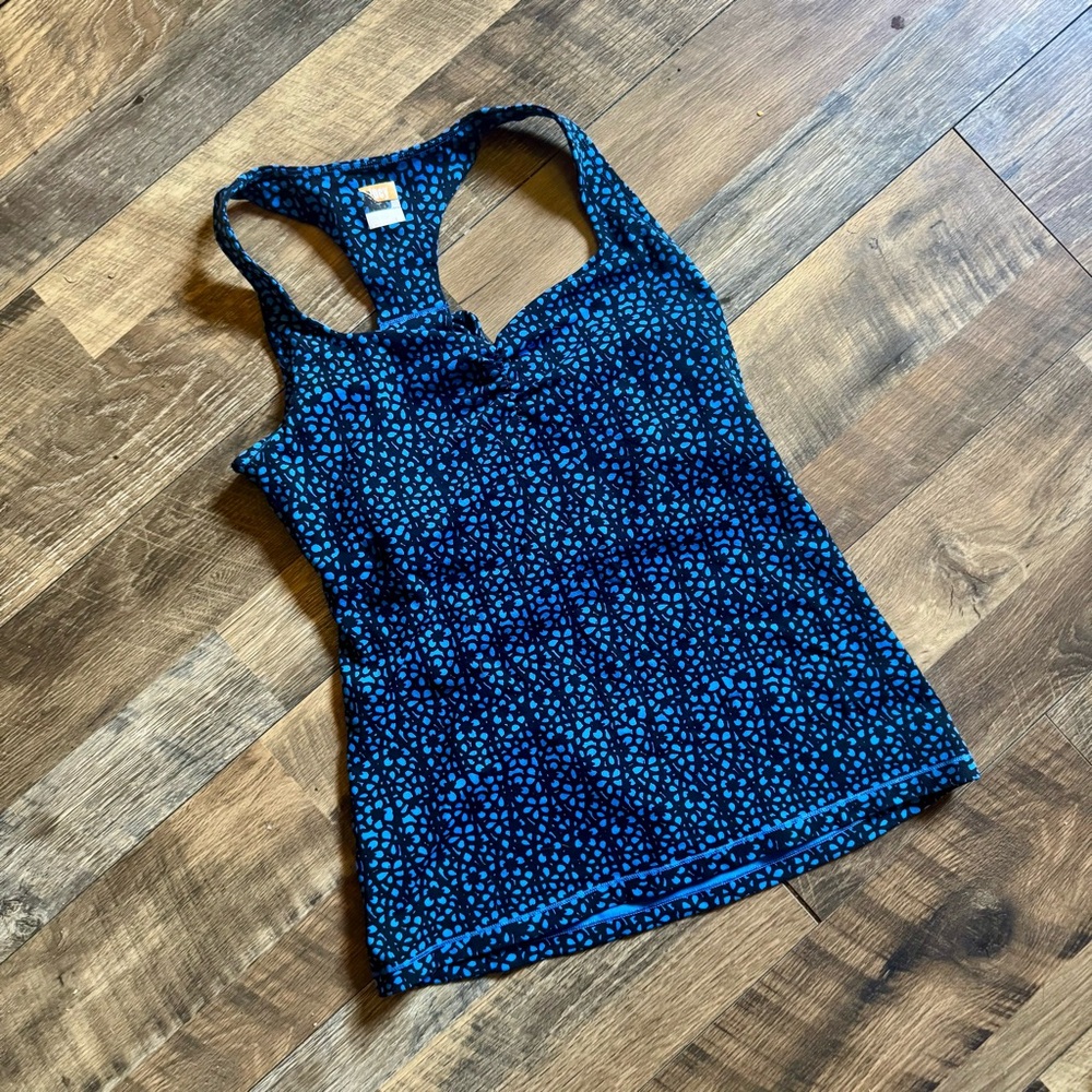 Lucy Blue Patterned Women's Tank Top